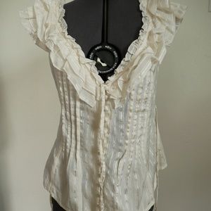 Bebe silk/cotton blouse